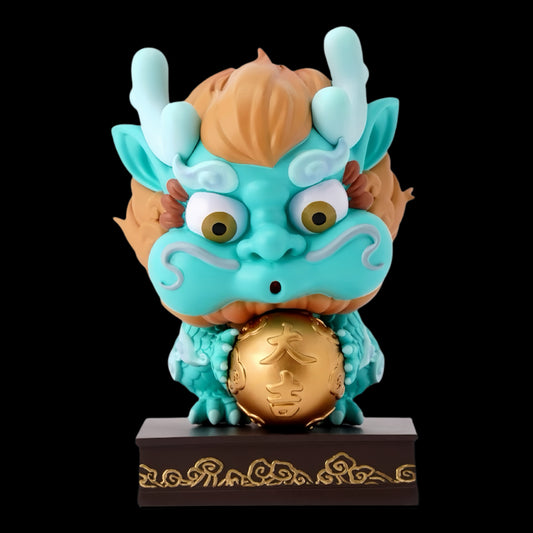 Holy Beast Green Dragon Resin Ornament