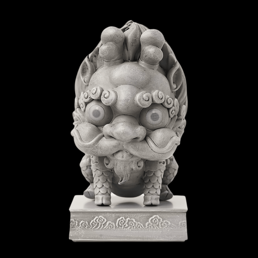 Whimsical Kirin duo Resin ornaments
