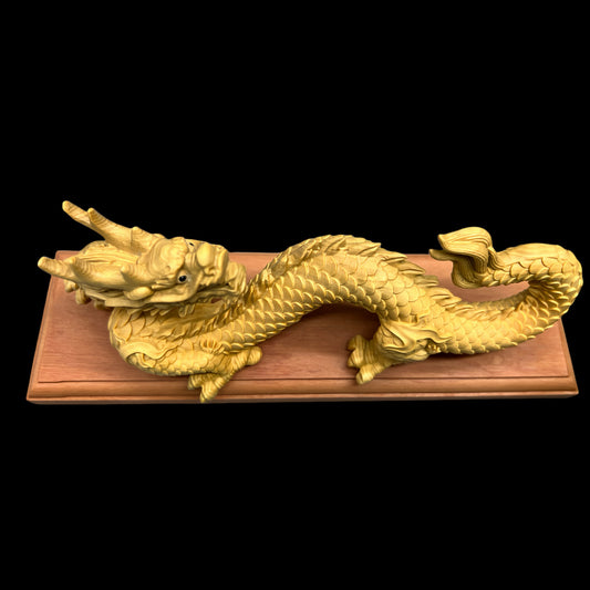 Dragon-King of the Mizunami Wood Carving Figurine
