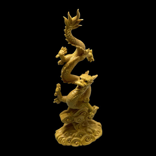 Soaring Celestial Dragon Timbercarving