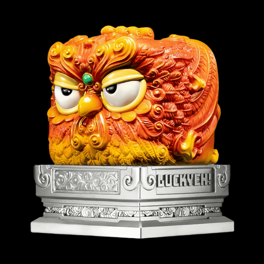 Cute Phoenix Resin Figurine