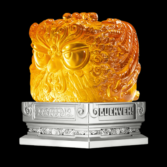 Cute Phoenix Resin Figurine