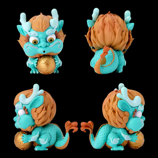 Holy Beast Green Dragon Resin Ornament