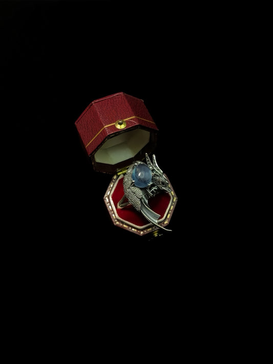 Grayscale Dragon Ring