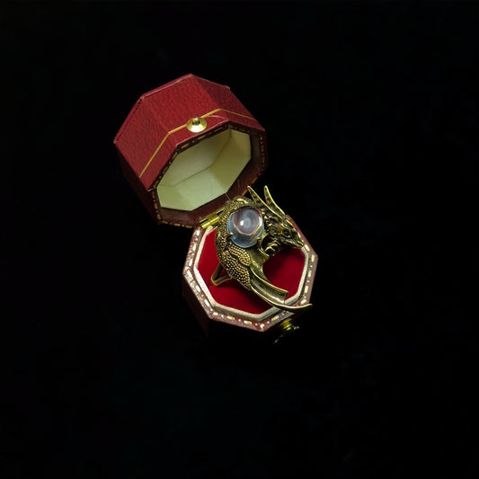 Grayscale Dragon Ring